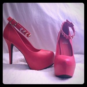 Hot red heels